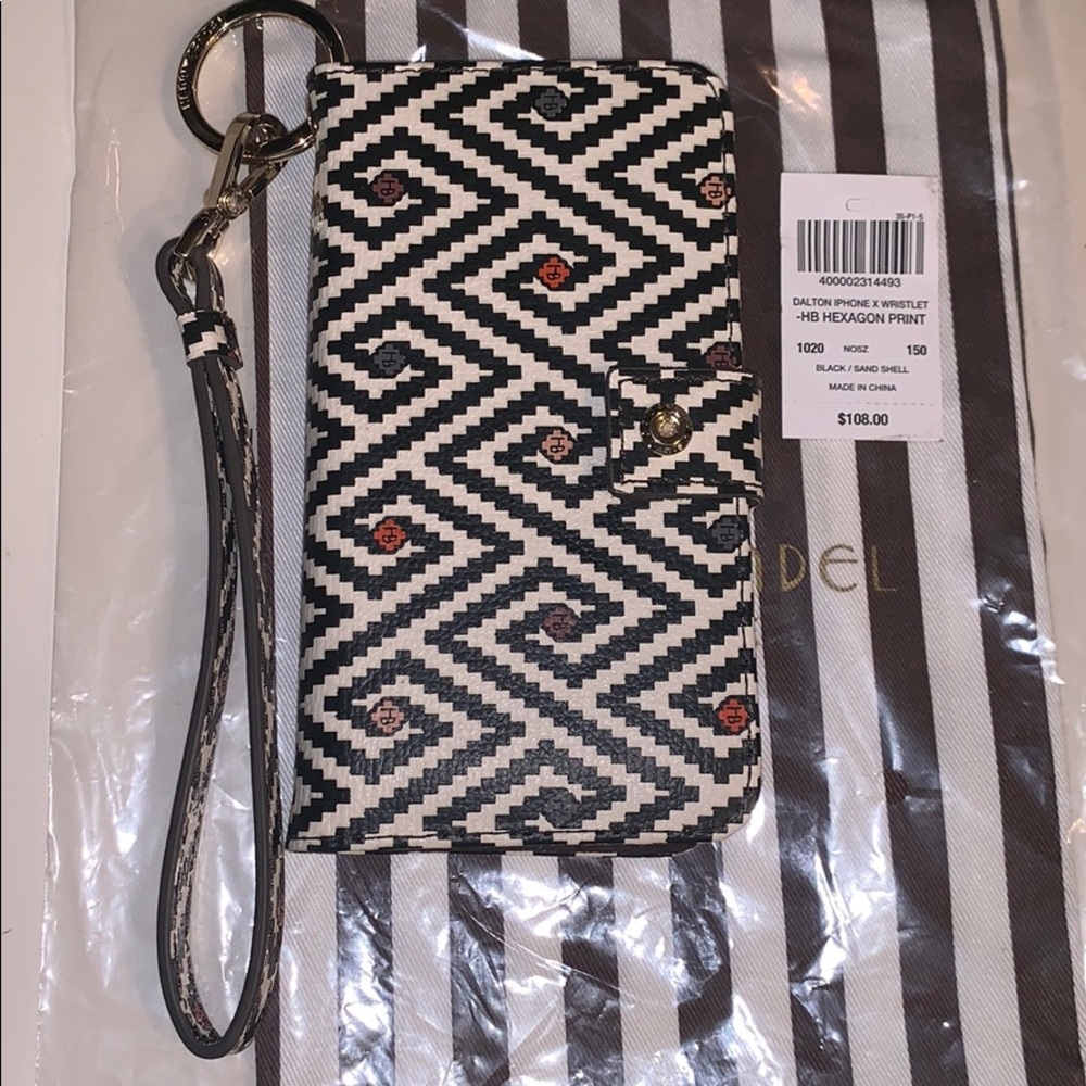 BNWT Henri Bendel Dalton iPhone X Wristlet